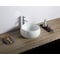 Ruvati 12" Bathroom Vessel Sink Round White Circular Above Counter Ceramic RVB0312 - alternate 2